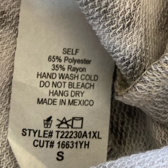 White birch v-neck multicolored long sleeved top - Picture 8 of 8